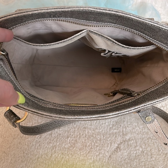 Brahmin Bucket Handbag Neutral Taupe - Picture 9 of 15